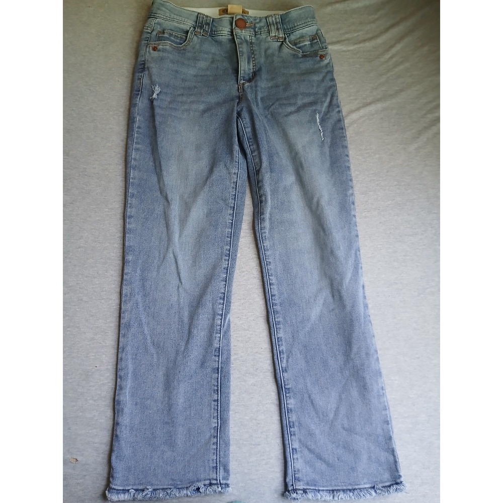 Democracy Ab Solution Jeans 4 Booty Lift Straight Leg Slimming Tummy Control New